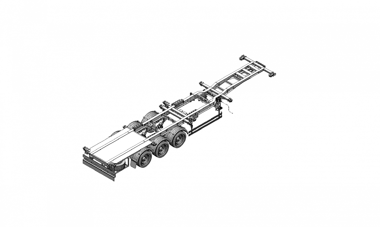 Полуприцеп-контейнеровоз чмзап 9911 по спецификации 053-пли-01