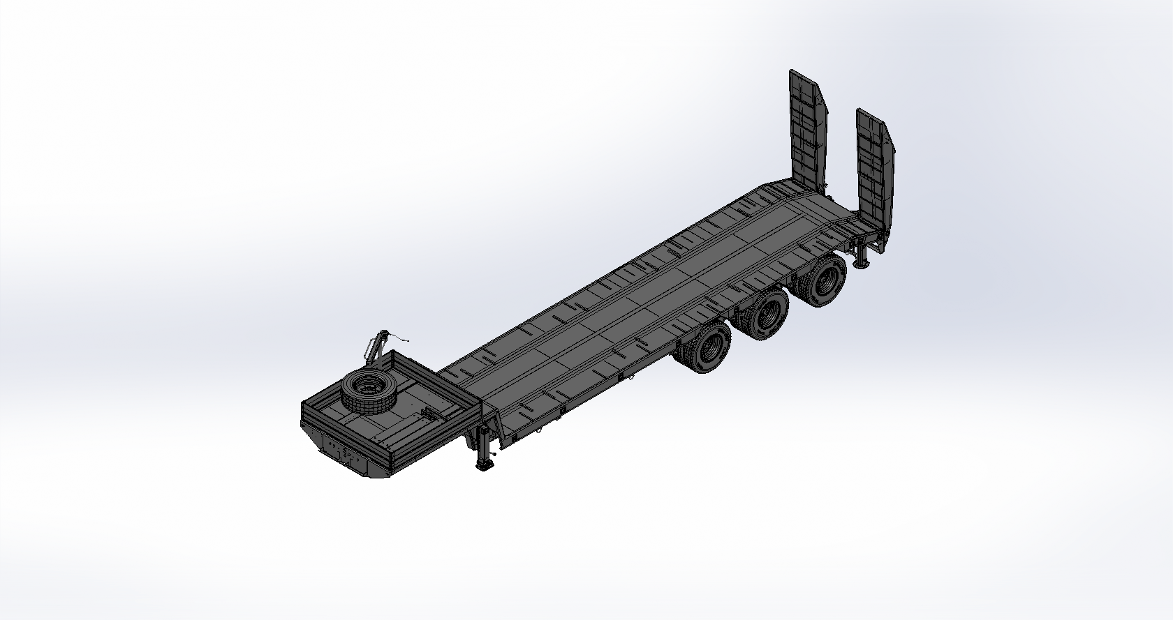 Полуприцеп-тяжеловоз чмзап-99064 по спецификации 081 к2