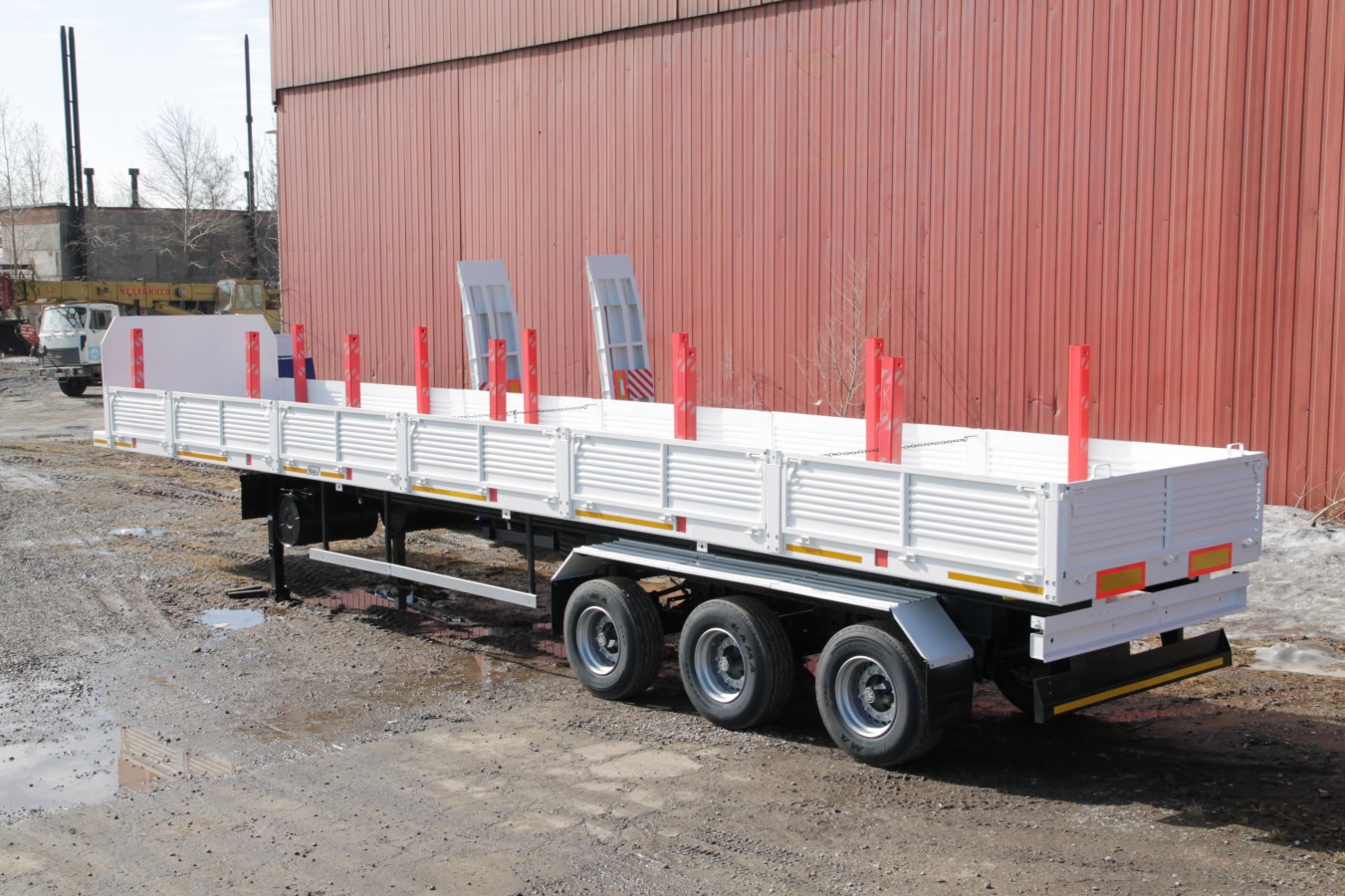 Полуприцеп бортовой чмзап 99065 по спецификации 038 бтк1