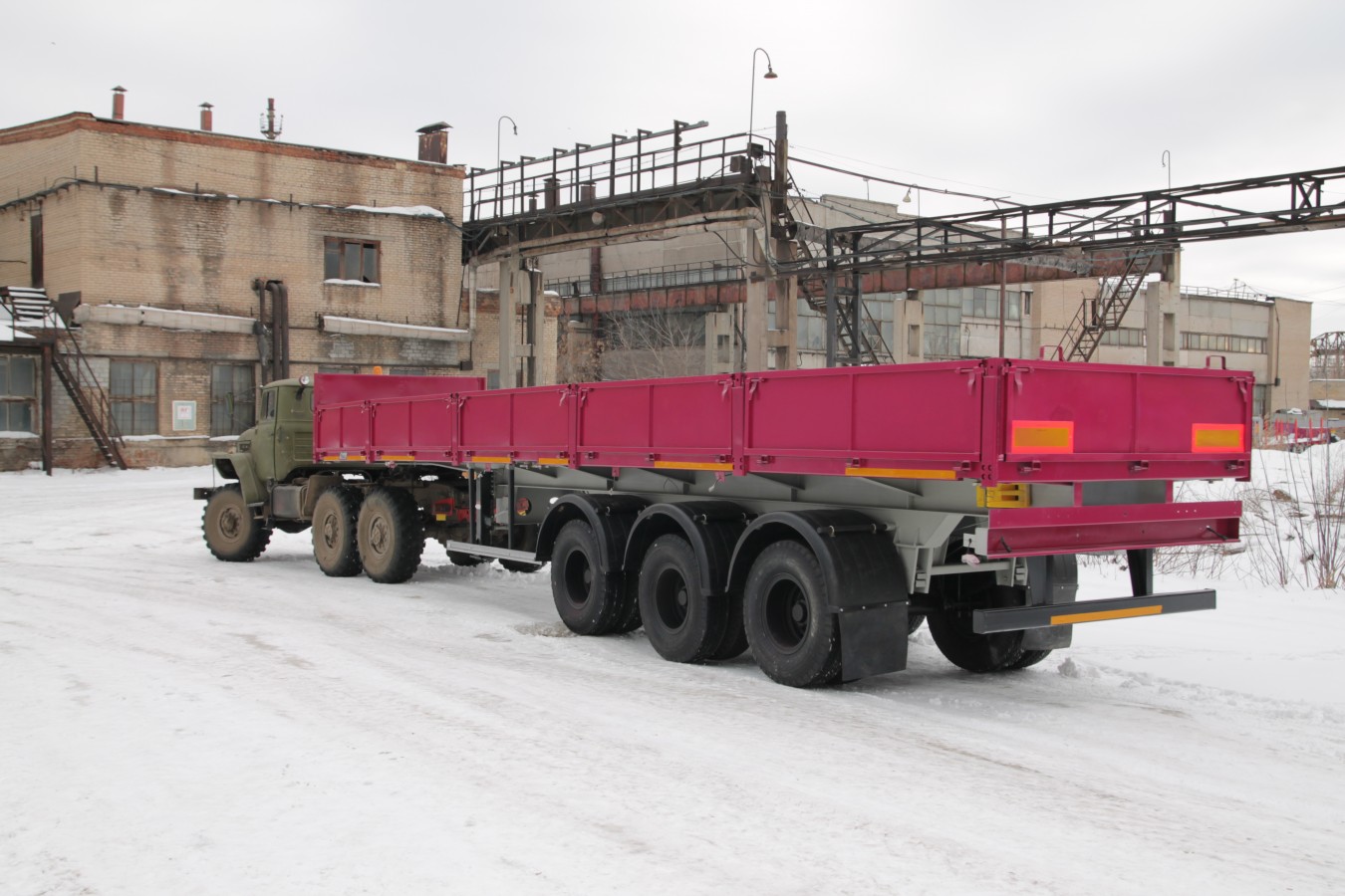 Полуприцеп бортовой чмзап 99065 по спецификации 031 пгм