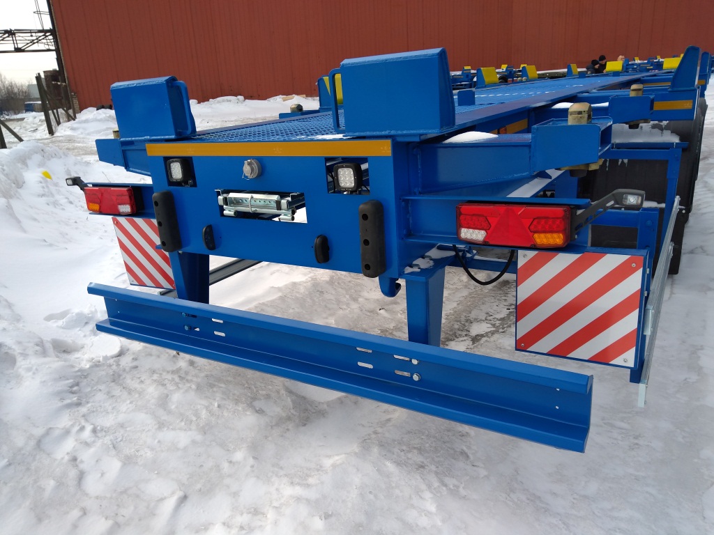 Скелетал-трейлер чмзап 602010 по спецификации 010 м3