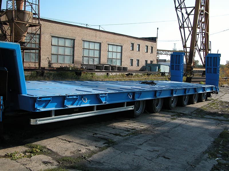 Низкорамный полуприцеп-тяжеловоз чмзап 99902 по спецификации 012