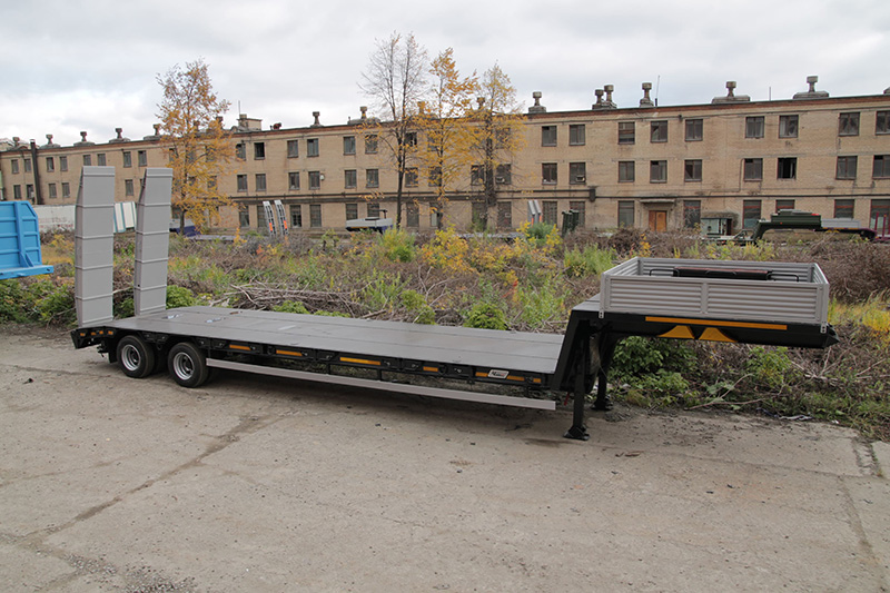 Низкорамный полуприцеп-тяжеловоз чмзап 938530 по спецификации 037 ук2