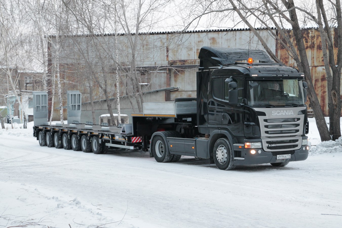 Низкорамный полуприцеп-тяжеловоз чмзап 99905 по спецификации 020