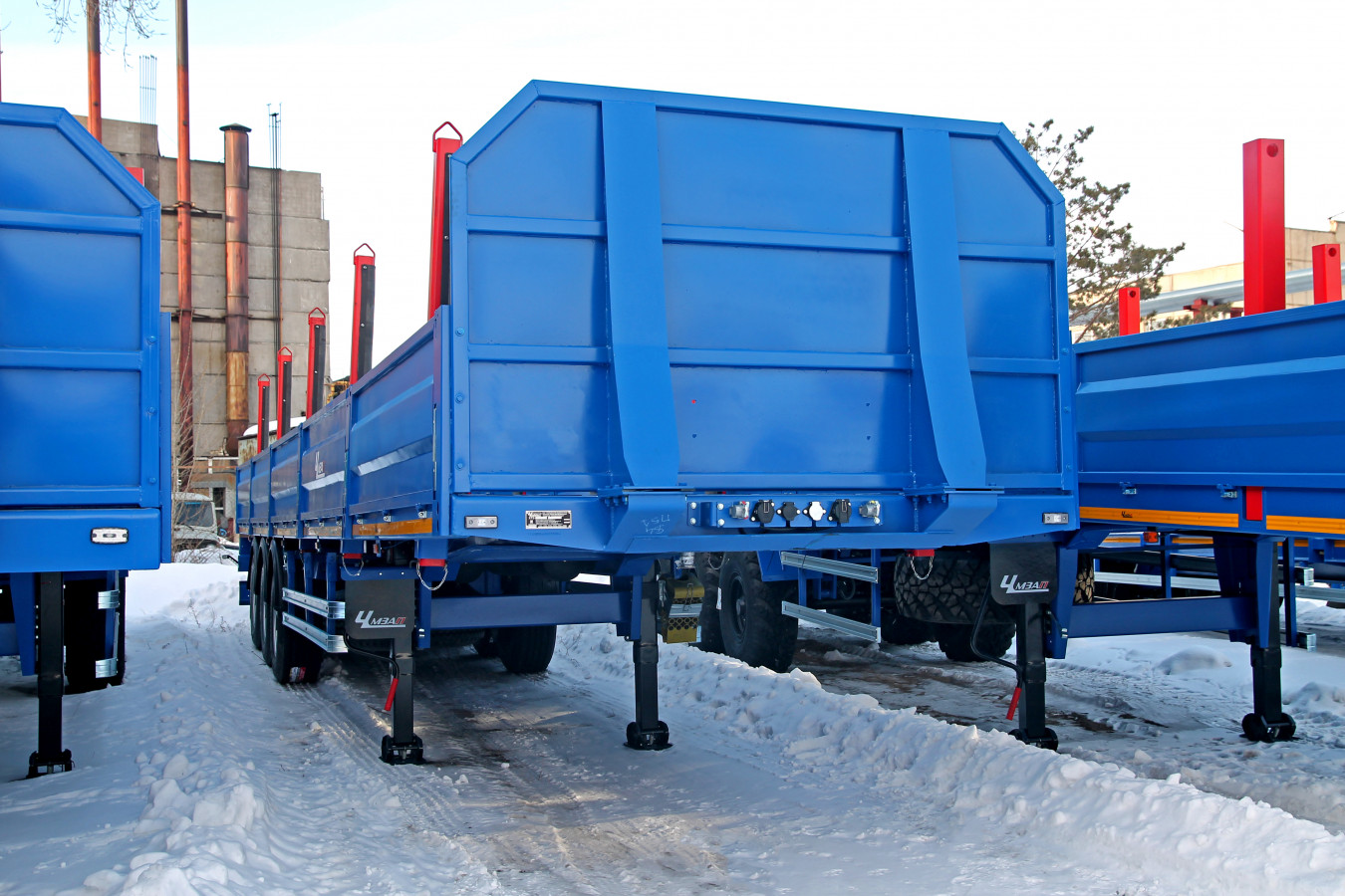 Полуприцеп бортовой чмзап 99064 по спецификации 031-п51 (-п52)