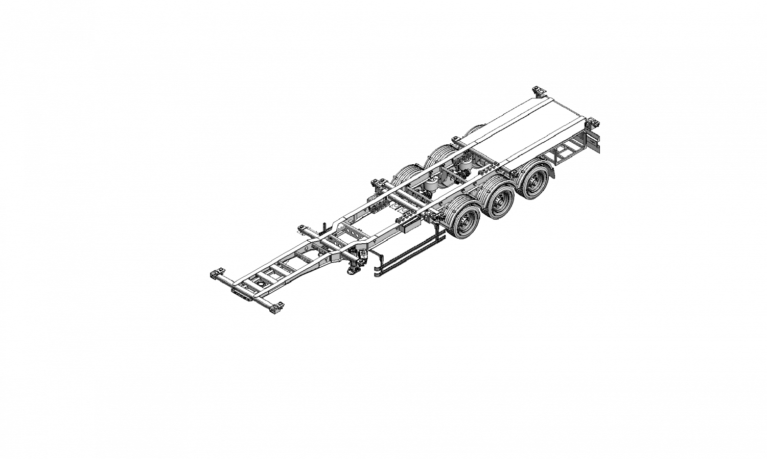 Полуприцеп-контейнеровоз чмзап 9911 по спецификации 053-пли-01