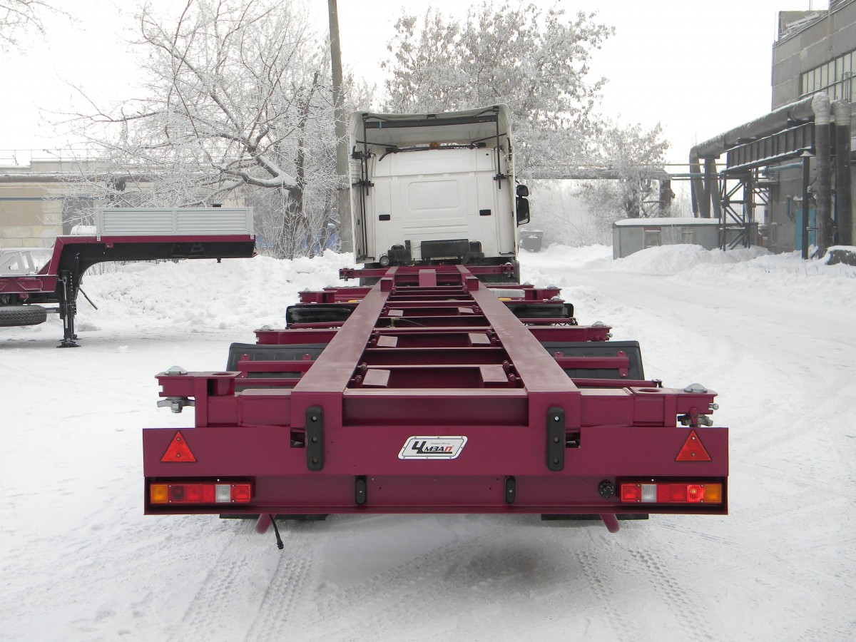 Полуприцеп-контейнеровоз чмзап 9911 по спецификации 053 к