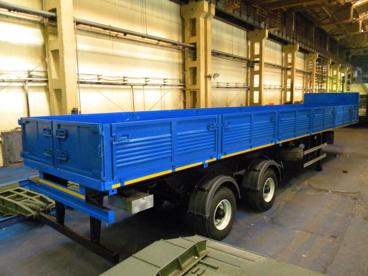 Полуприцеп бортовой чмзап 93853 по спецификации 036 шд