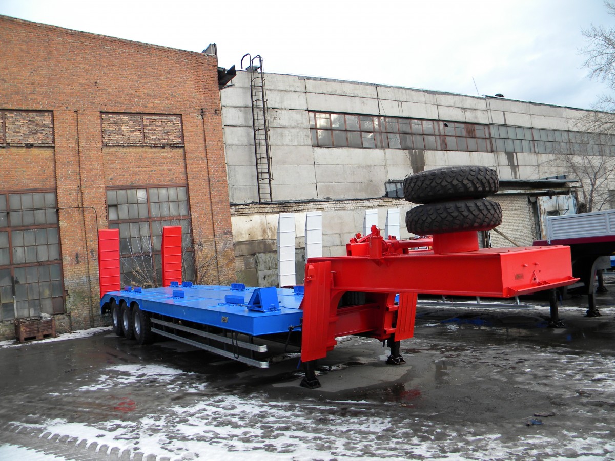 Полуприцеп-тяжеловоз чмзап 9990 по спецификации 072 ши