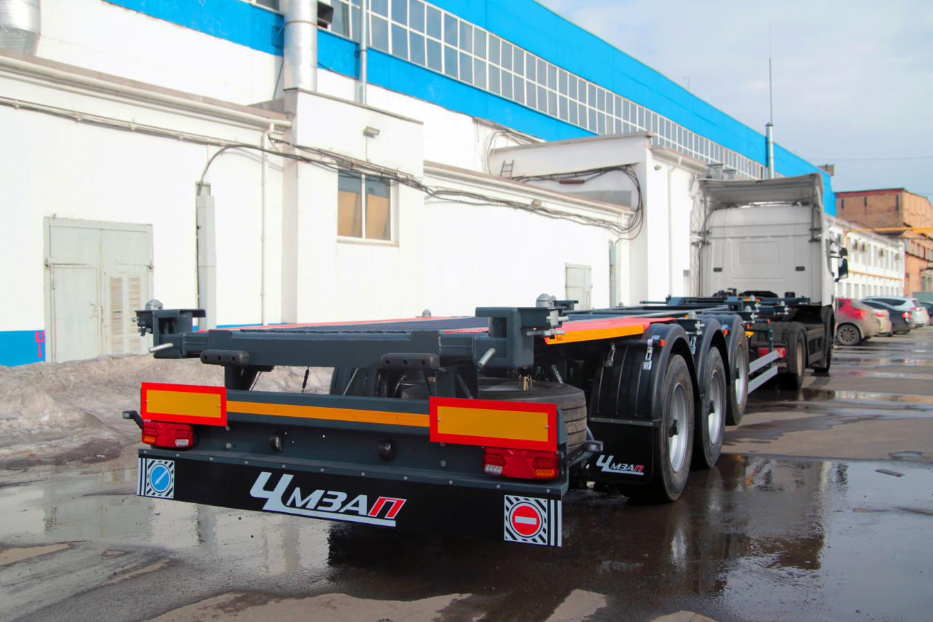 Полуприцеп-контейнеровоз чмзап 99064 по спецификации 053 плc