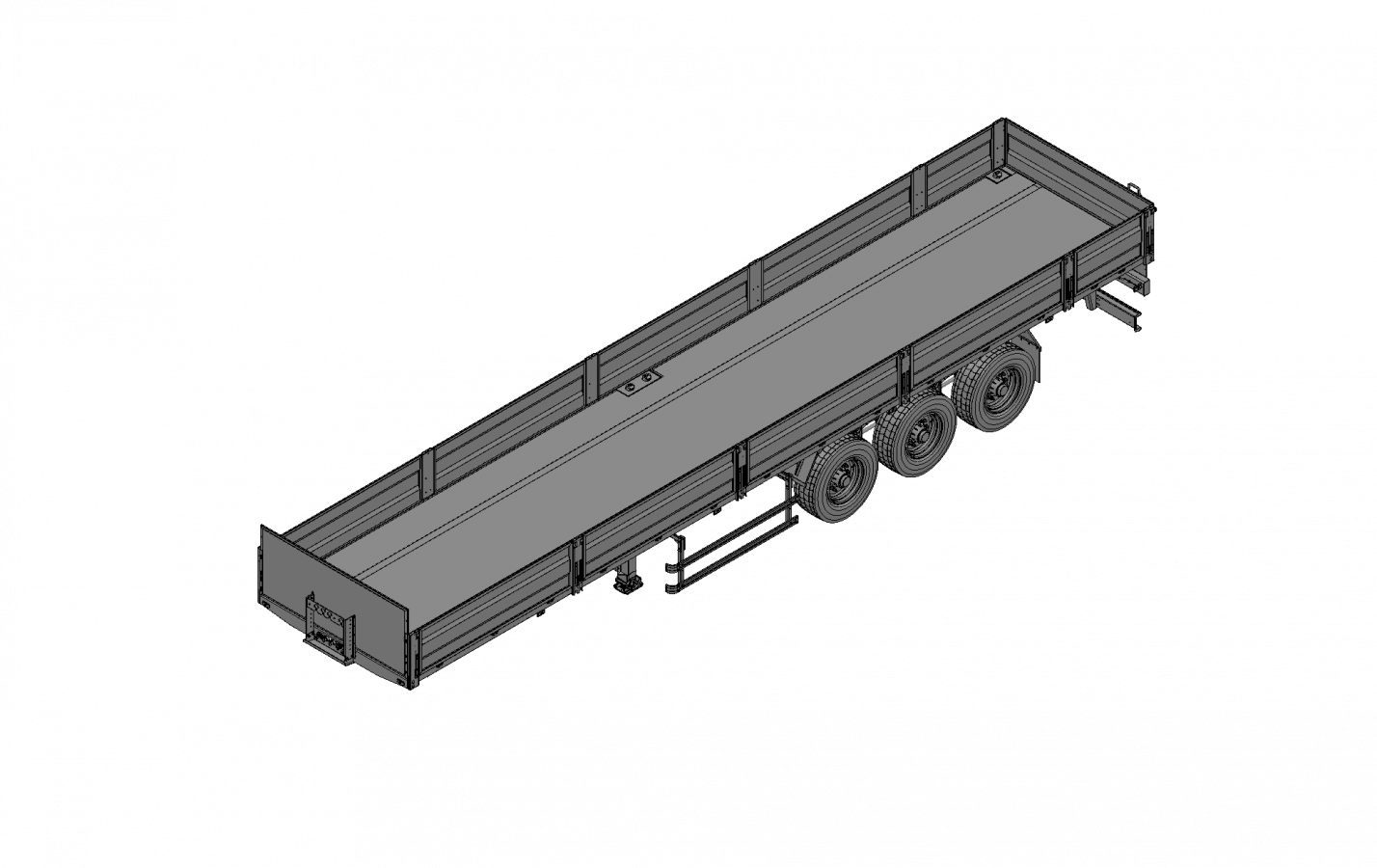 Полуприцеп бортовой  чмзап 99065 по спецификации 031 м