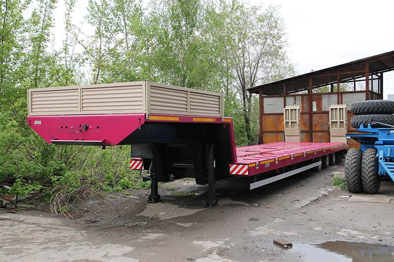 Низкорамный полуприцеп-тяжеловоз чмзап 99064 по спецификации 046 g45