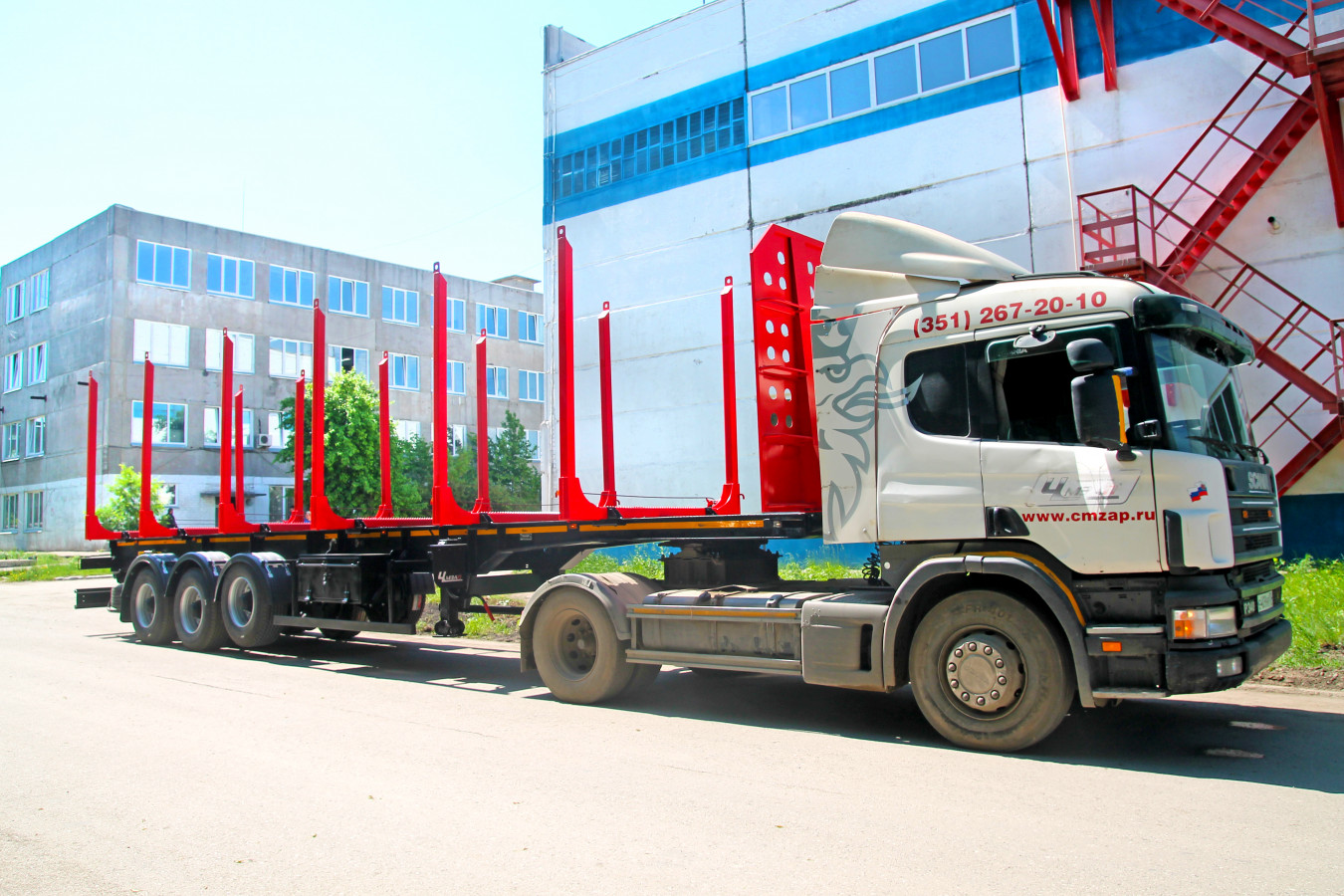 Полуприцеп-сортиментовоз чмзап 99064 по спецификации 540-01