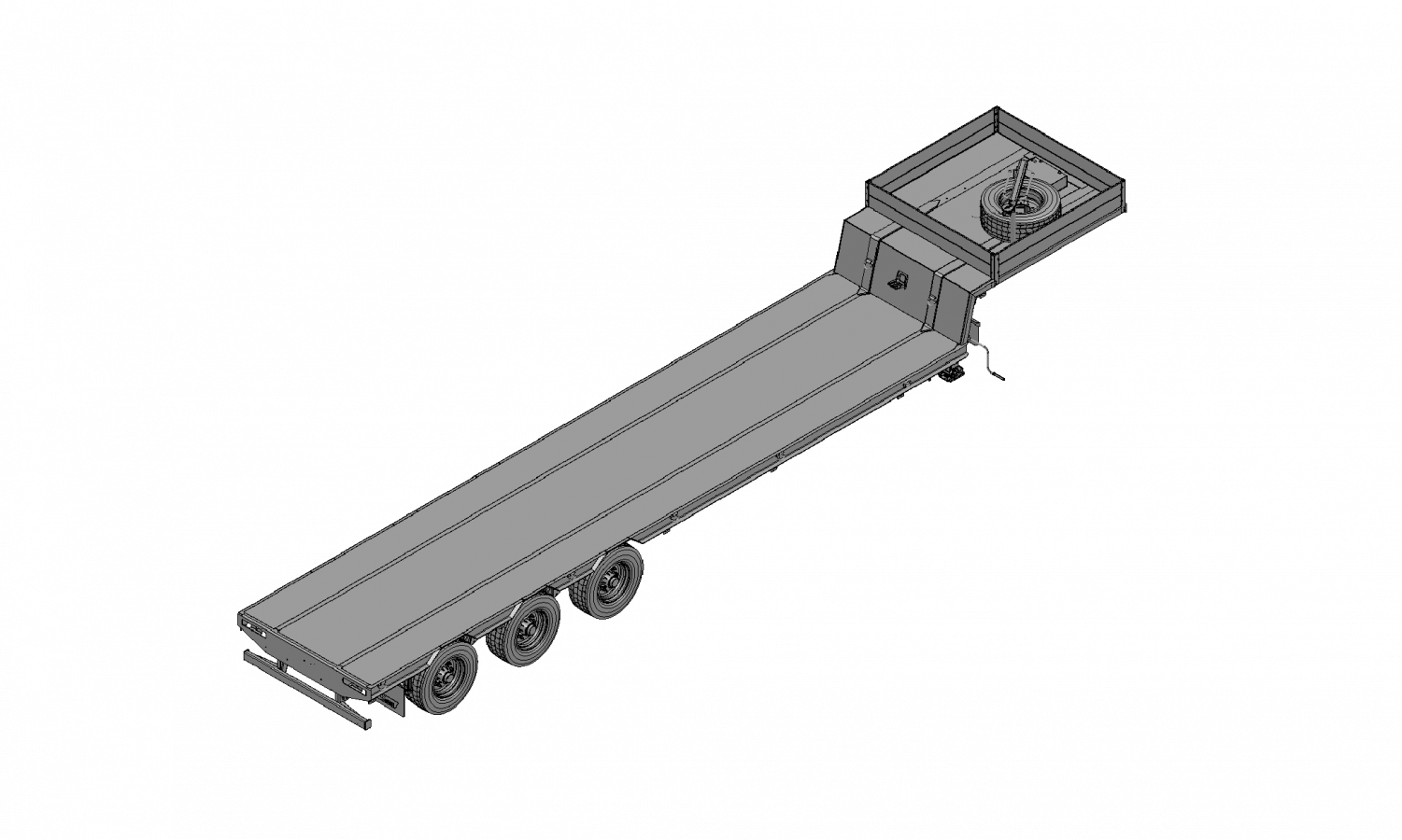 Полуприцеп-тяжеловоз автомобильный чмзап 99064 по спецификации 081 бт2
