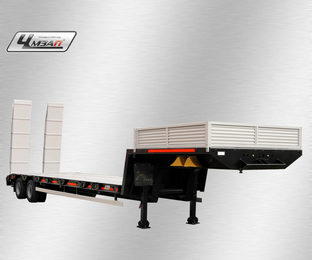 Низкорамный полуприцеп-тяжеловоз чмзап 938530 по спецификации 037 ук