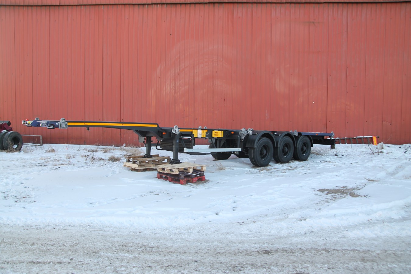 Полуприцеп-контейнеровоз чмзап 9911 по спецификации 053 п