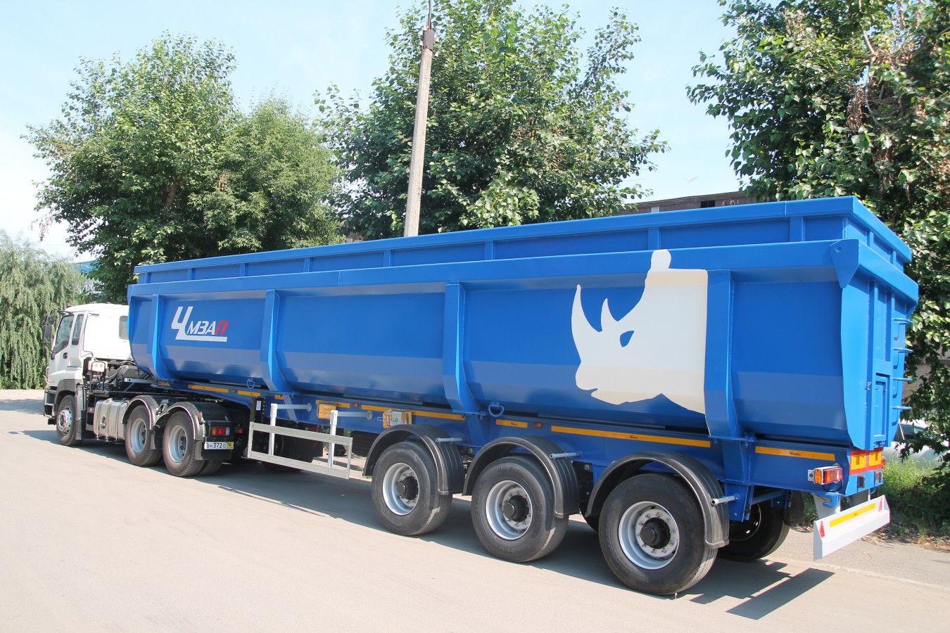 Полуприцеп-самосвал чмзап 9520 по спецификации 022 psmэ