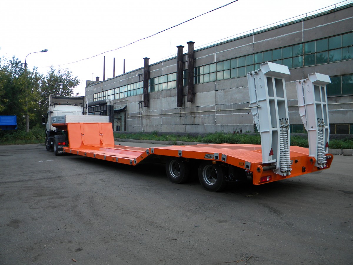 Низкорамный полуприцеп-тяжеловоз чмзап 938530 по спецификации 040