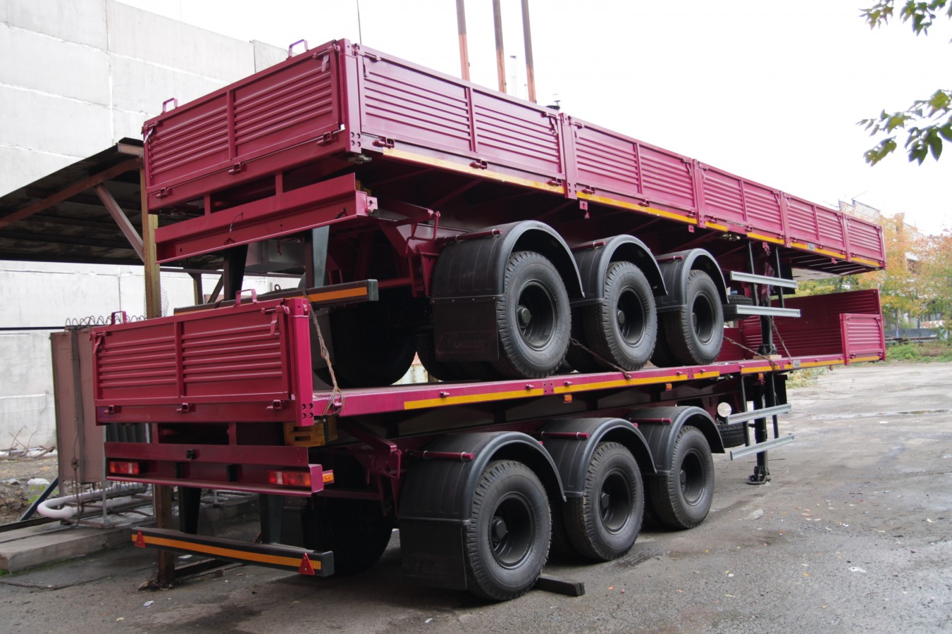 Полуприцеп бортовой чмзап 99065 по спецификации 031 пгм