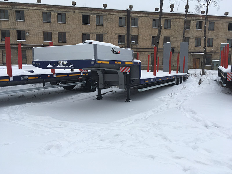 Низкорамный полуприцеп-тяжеловоз  чмзап 99064 по спецификации 042-02 вук пп4