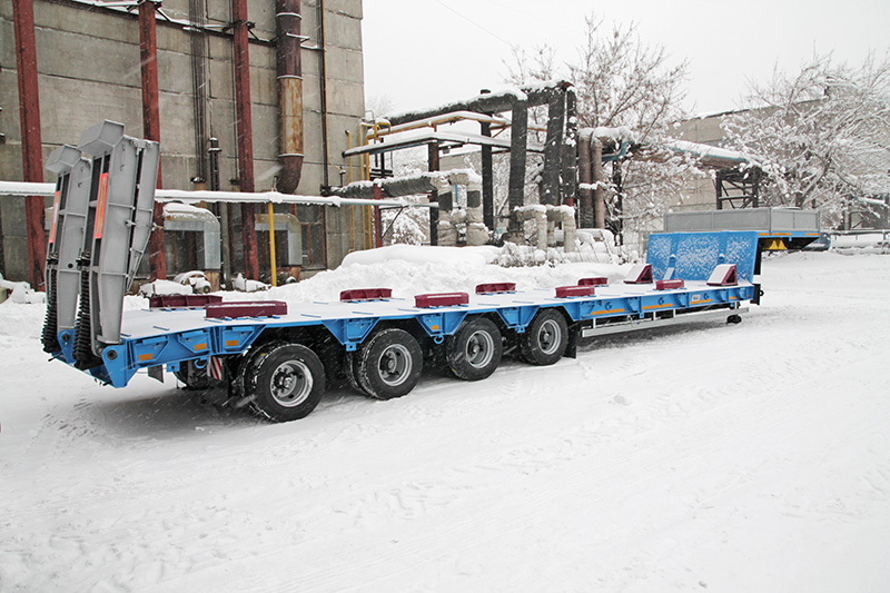 Низкорамный полуприцеп-тяжеловоз чмзап 99903 по спецификации 033