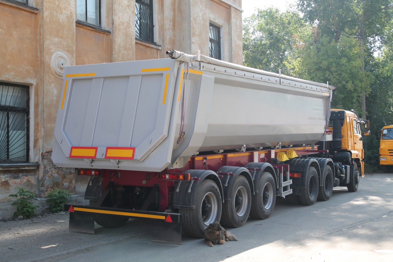 Полуприцеп-самосвал чмзап 9520 по спецификации 022 pw/022 pwэ