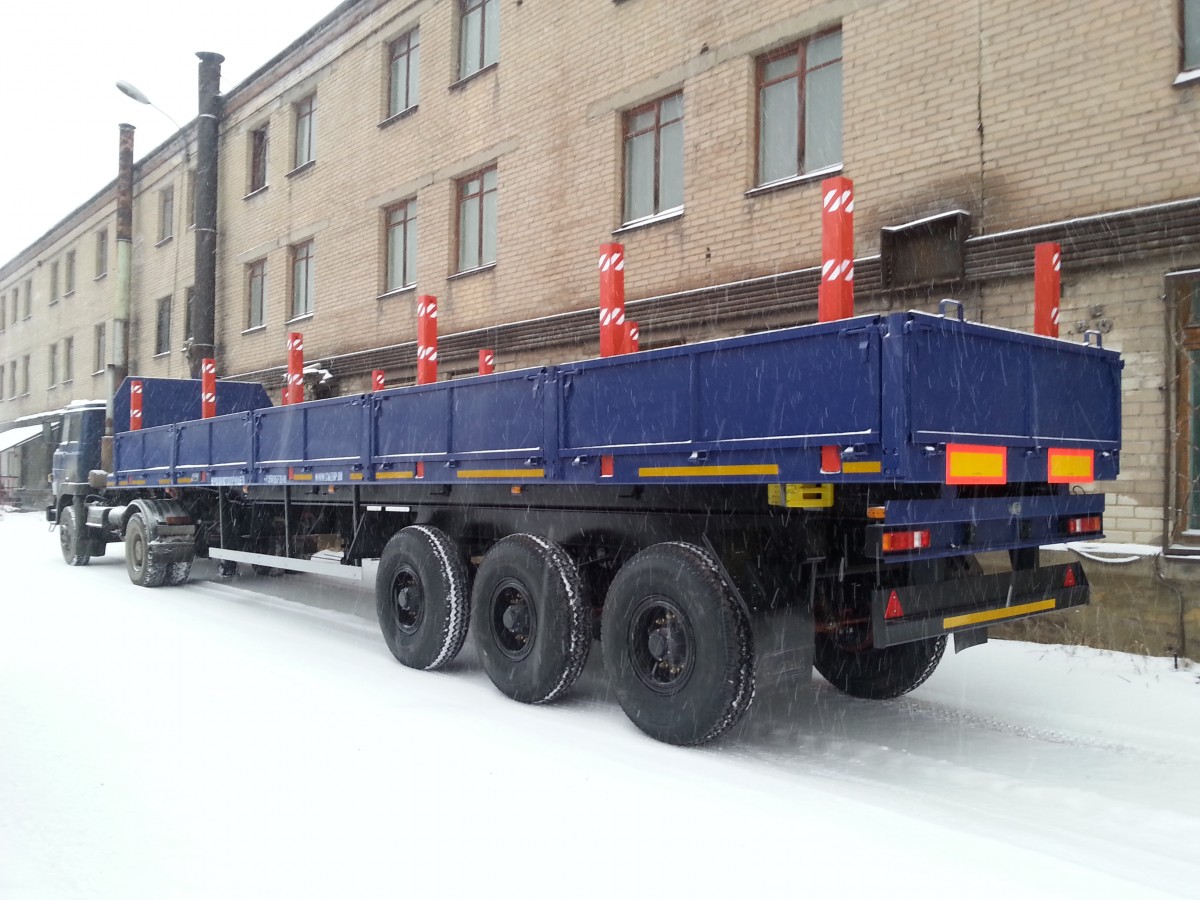 Полуприцеп бортовой чмзап 99065 по спецификации 038 бтк41