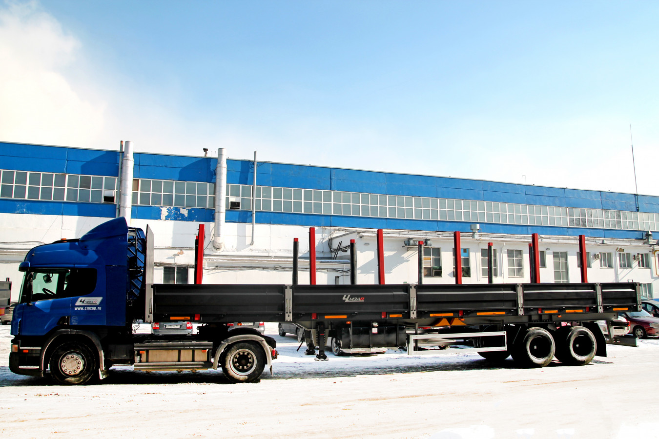 Полуприцеп бортовой чмзап 99062 по спецификации 038 б35