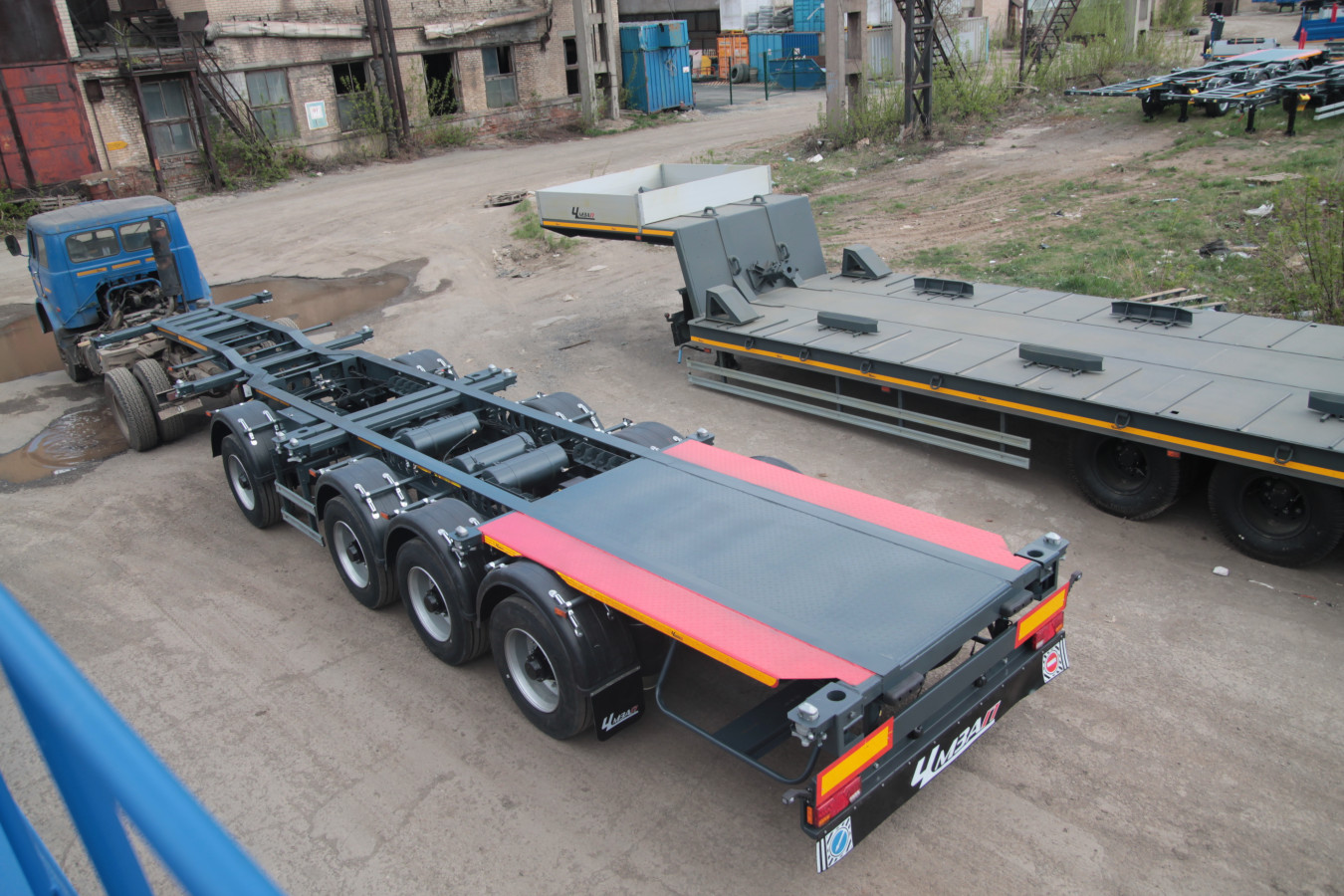 Полуприцеп-контейнеровоз чмзап 99903 по спецификации 053 пл