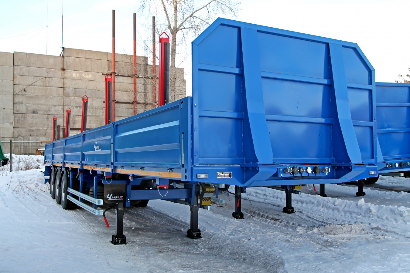 Полуприцеп бортовой чмзап 99064 по спецификации 031-п51 (-п52)