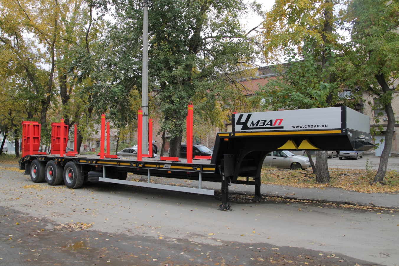 Полуприцеп-тяжеловоз автомобильный чмзап 99064 по спецификации 081 кшт2