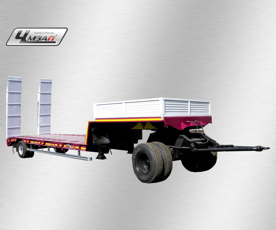 Низкорамный полуприцеп-тяжеловоз чмзап 93262 по спецификации 010 кп1