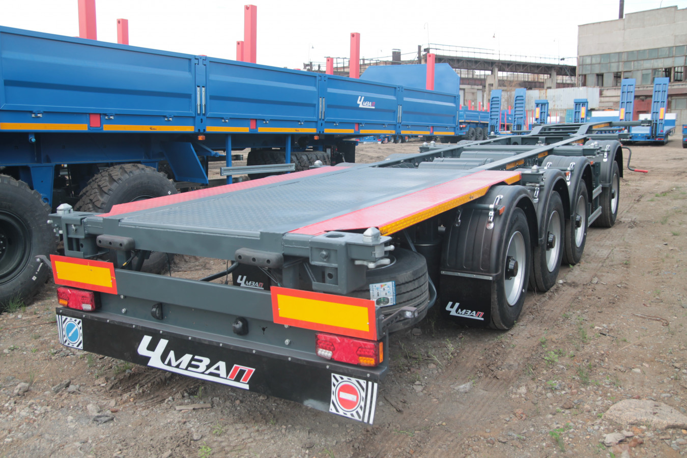 Полуприцеп-контейнеровоз чмзап 99903 по спецификации 053 пл