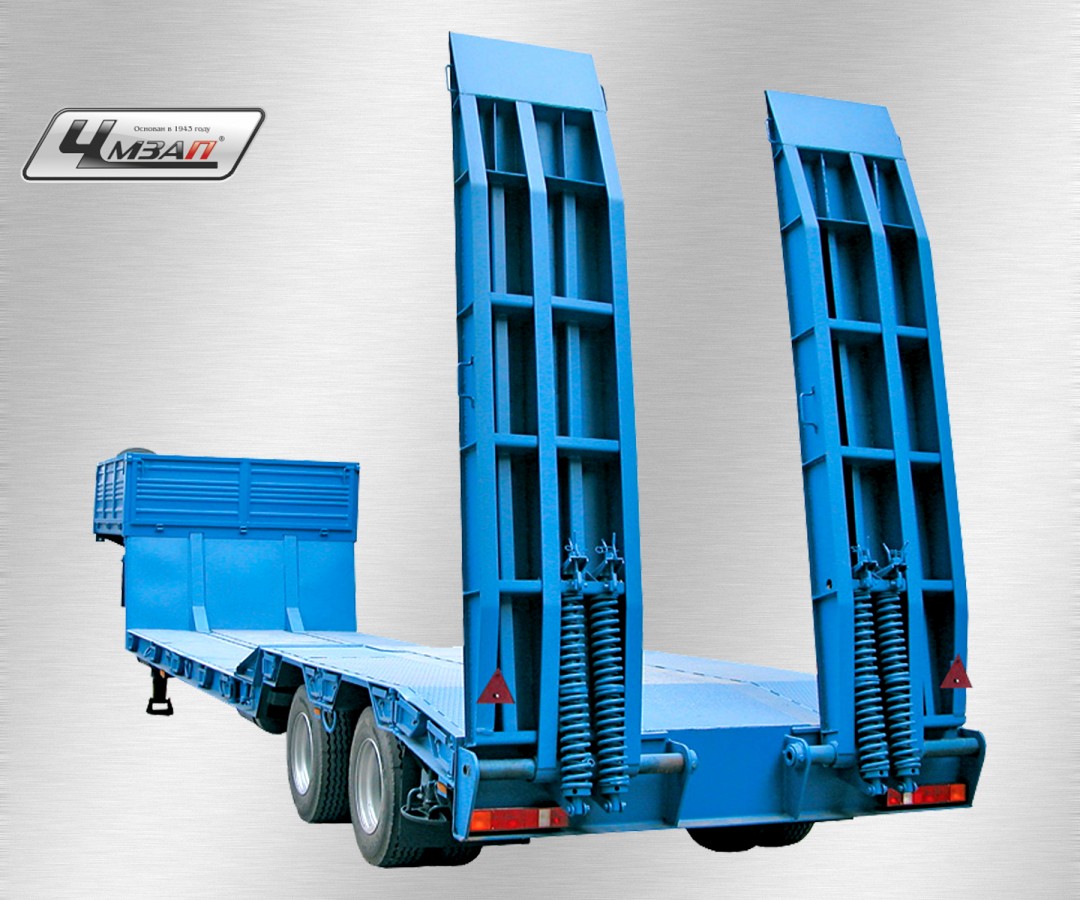 Низкорамный полуприцеп-тяжеловоз чмзап 93853 по спецификации 037 нрк