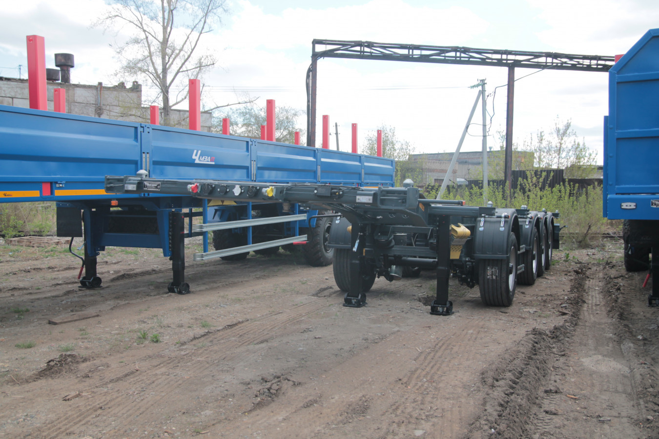 Полуприцеп-контейнеровоз чмзап 99903 по спецификации 053 пл