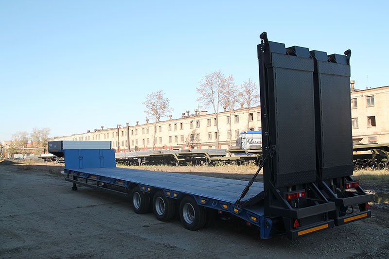 Низкорамный полуприцеп-тяжеловоз чмзап 99064 по спецификации 042 пп4