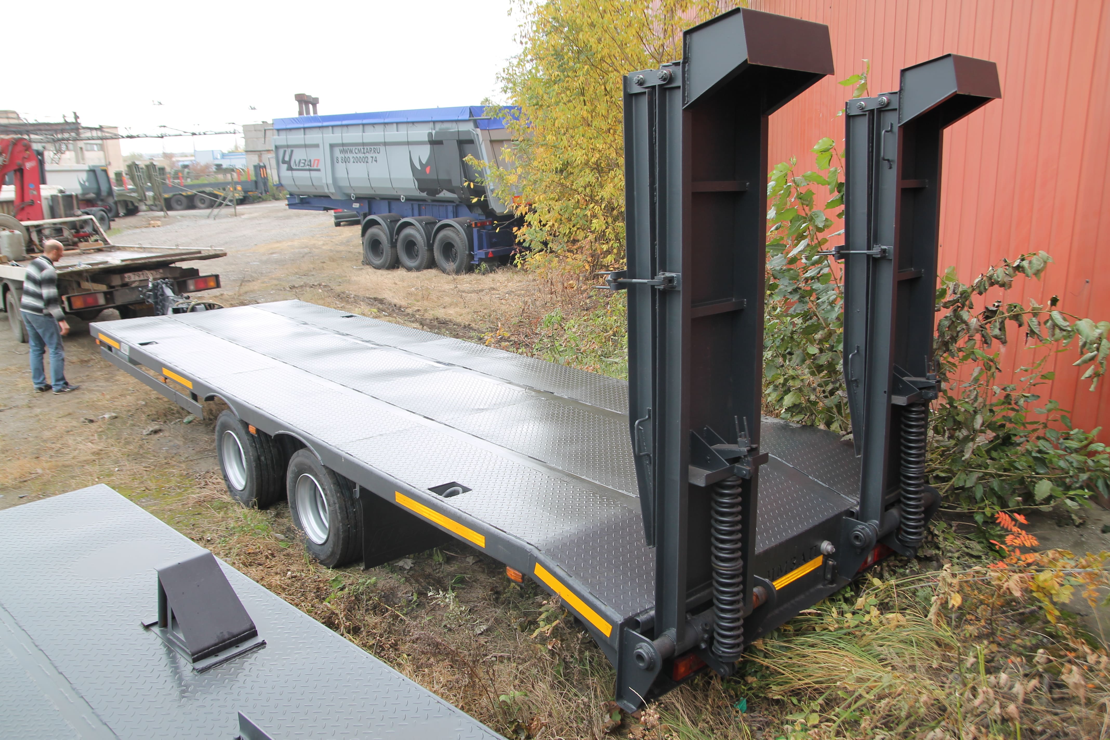 Прицеп-платформа специальный  чмзап 8358 по спецификации 013 пгп
