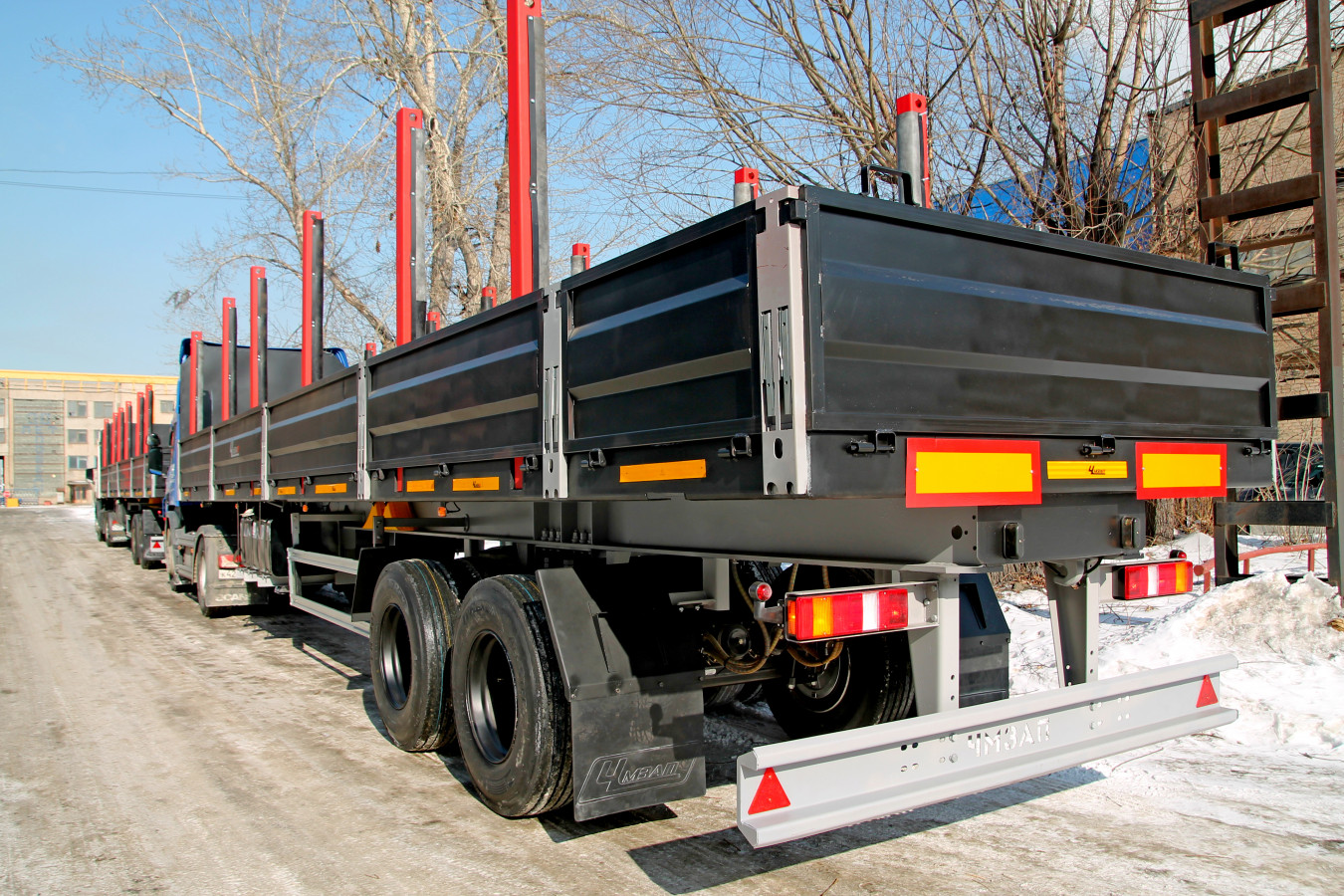 Полуприцеп бортовой чмзап 99062 по спецификации 038 б35