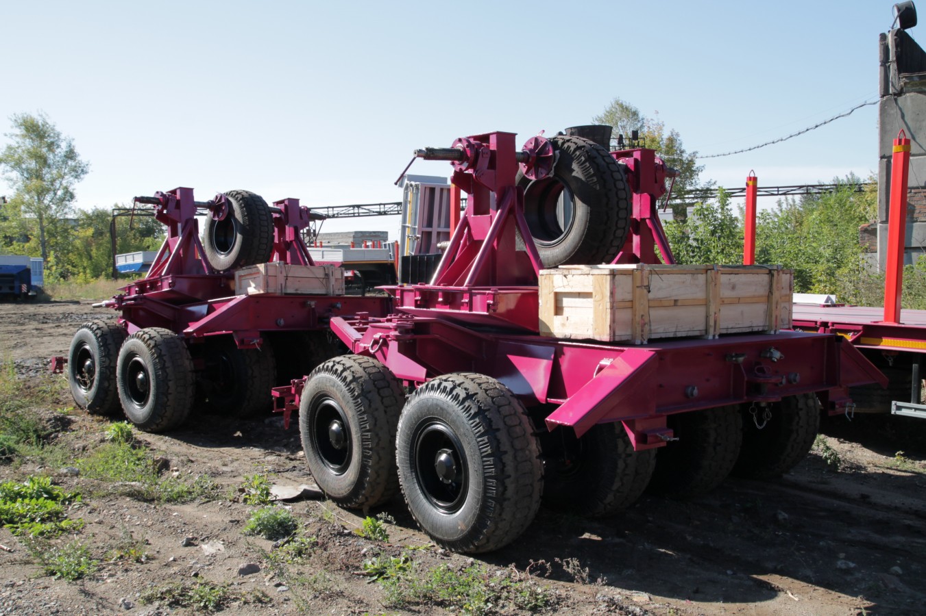 Прицеп-балковоз модульный чмзап 8993 по спецификации 01-010