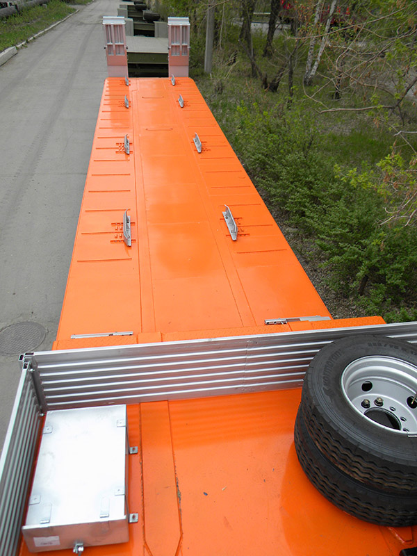 Низкорамный полуприцеп-тяжеловоз чмзап 99903 по спецификации 032 мт