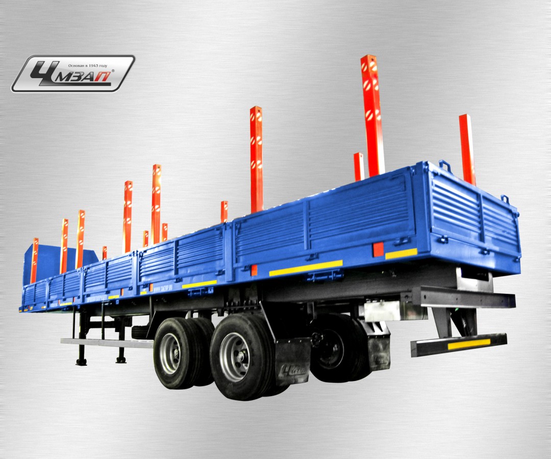 Полуприцеп бортовой чмзап 93853 по спецификации 038 б30