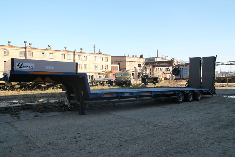 Низкорамный полуприцеп-тяжеловоз чмзап 99064 по спецификации 042 пп4