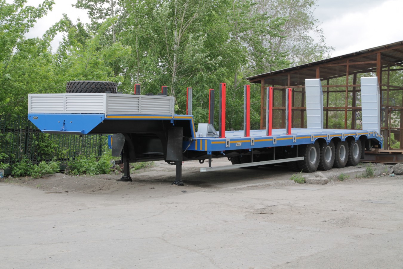 Полуприцеп-тяжеловоз чмзап 99903 по спецификации 070 я