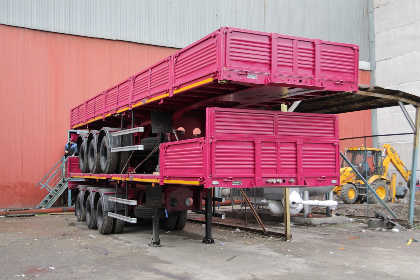 Полуприцеп бортовой чмзап 99065 по спецификации 031 пгм