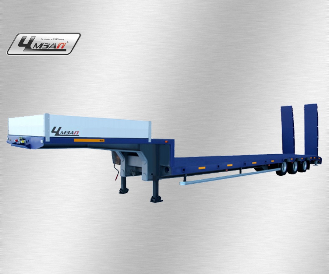 Низкорамный полуприцеп-тяжеловоз чмзап 99064 по спецификации 042-02 ву1 пп4