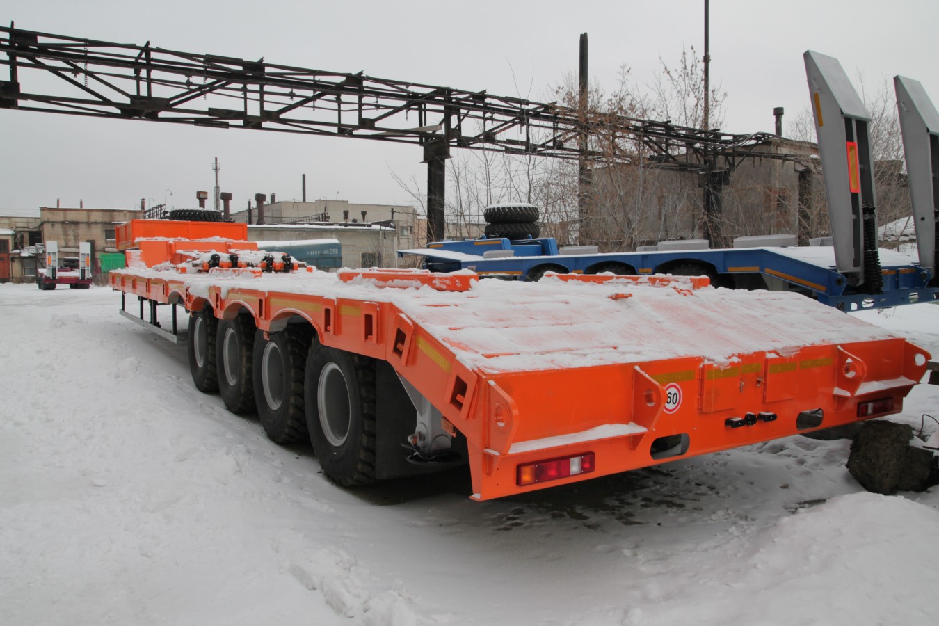 Полуприцеп-тяжеловоз чмзап 99903 по спецификации 070 т