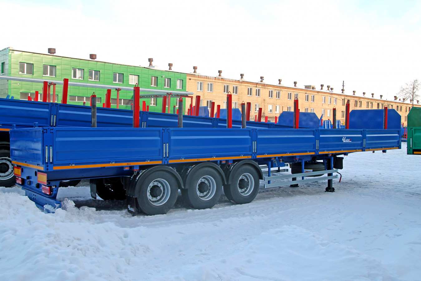 Полуприцеп бортовой чмзап 99064 по спецификации 031-п51 (-п52)