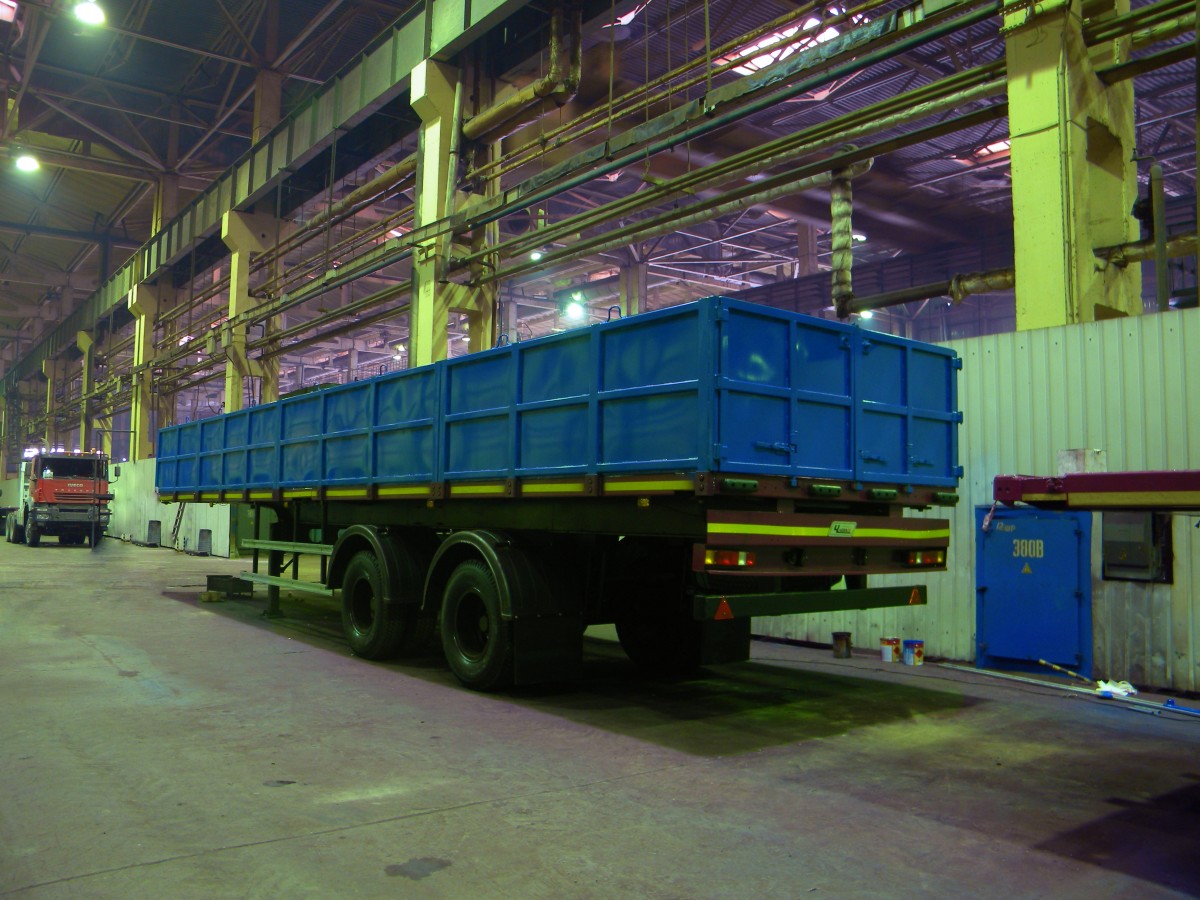 Полуприцеп бортовой чмзап 93853 по спецификации 035 к