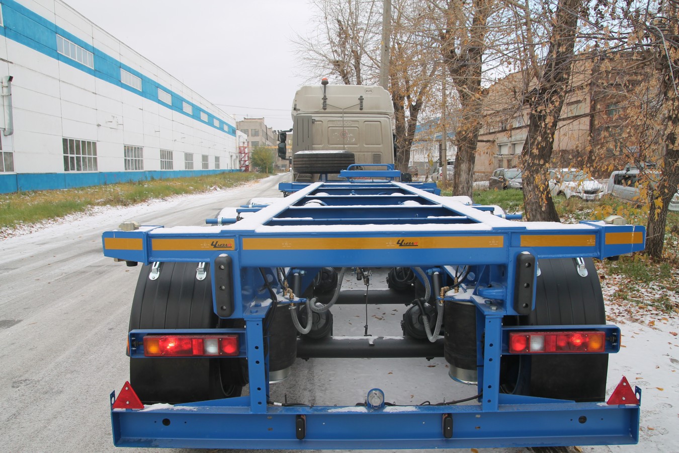 Полуприцеп-контейнеровоз чмзап-9911 по спецификации 041 пк