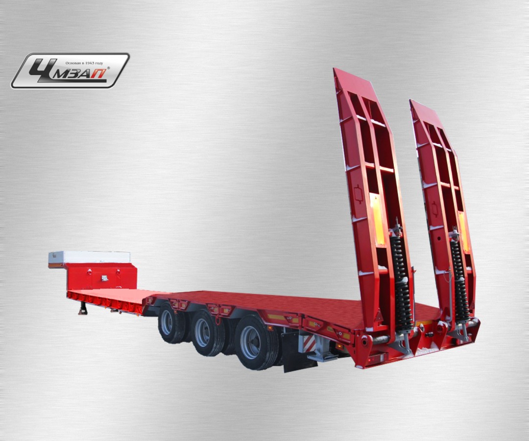 Низкорамный полуприцеп-тяжеловоз чмзап 9906.4 по спецификации 042 hp пп4